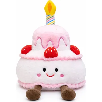 plyšák PlushThis Jahodový dort 24 cm Jahoda