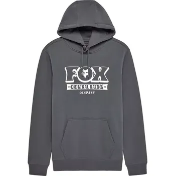 Pánské oblečení Fox Banner Pullover Hoodie dark shadow S