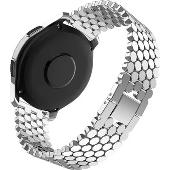 Řemínek na hodinky Enem Kovový Oktagon rychloupínací řemínek 20mm - Stříbrný IR-AWGW-0656