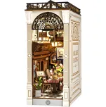 RoboTime 3D skládačka Zarážka na knihy Miniatura domečku Setkání v pasáži s knihami