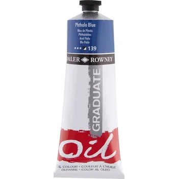 Daler Rowney Graduate Olejová barva Phthalo Blue 200 ml 1 ks
