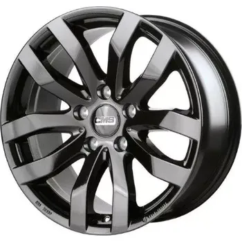 Alu kolo Alu kola CMS C22, 16x6.5 114,3x5 ET50, černá lesklá