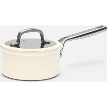 Hrnec Fabini rendlík Meda 3.0 s keramickým povrchem s poklicí krémová ¤ 16 cm