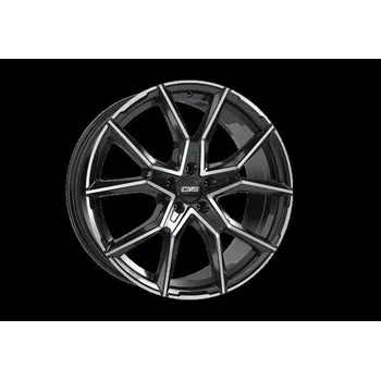 Disk Alu kola CMS C33, 20x8.5 112x5 ET30, černá + leštění