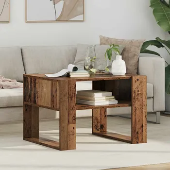 Konferenční stolek vidaXL Konferenční stolek Staré dřevo 66 x 53 x 45 cm kompozitní dřevo [8000106]