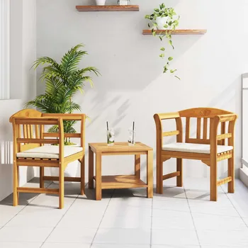 Zahradní lavice vidaXL Růžová lavice Přirozená 68,5 x 46 x 82,5 cm [42024777]