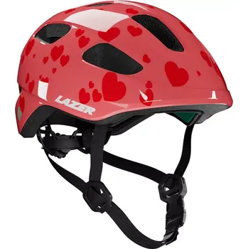 Cyklistická přilba Lazer Helmets Dětská helma Lazer Nutz KinetiCore 2.0, srdíčka velikost 50-56