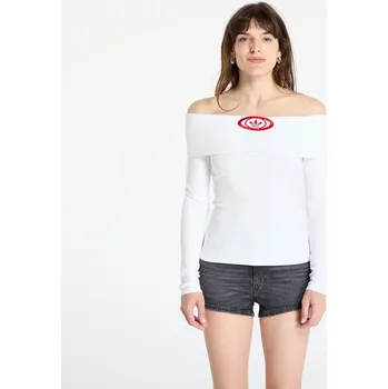 Dámské tričko Top adidas Originals Off Shoulder Top White S