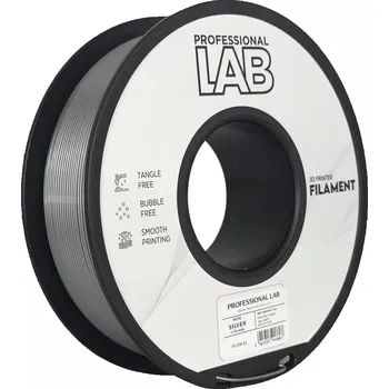 3D tisk PETG filament Stříbrná 1,75mm 1kg Professional Lab