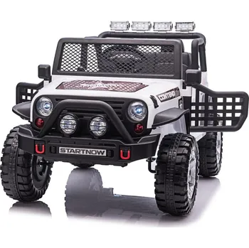 autíčko RKToys Elektrické auto Jeep BEAST 4x4 bílé