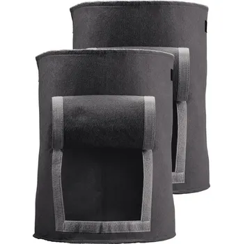 Květináč Parkside - univerzální vak pro pěstování brambor, 2ks, černý