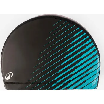 Plavecká čepice DECATHLON Plavecká látková čepice se zátěrem velikost L L 59-62cm MODRÁ|ČERNÁ