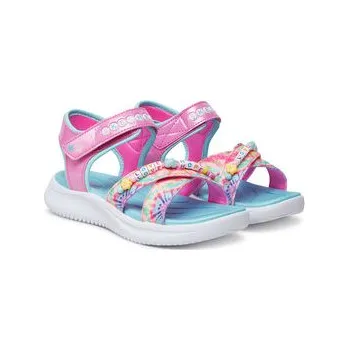Dámské sandále Sandály Skechers Jumpsters Sandal-Tie Dye Bffs 303045L/PKMT Růžová 36