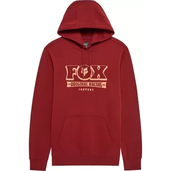 Pánská mikina Fox Banner Pullover Hoodie S rust brown