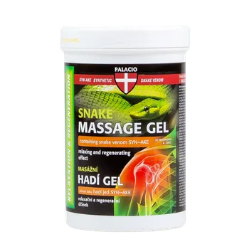 Masážní přípravek PALACIO Hadí jed masážní gel, 380 ml