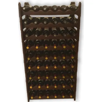 Stojan na víno Stojan na víno PL 54 lahví - hnědý