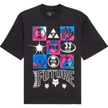 Pánské oblečení Fox Image Cosmo Oversized Tee black L