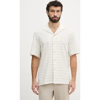 Pánská košile Guess pánská košile M6GP12.K3105 béžová 01X, vel. L