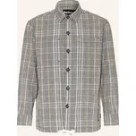 Barbour Pánské Overshirt Fife S Lnem, černá / světle hnědá /...