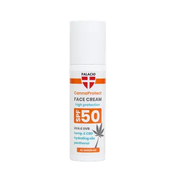 Pleťový krém PALACIO CannaProtect - Pleťový krém SPF50 s konopím, 50ml