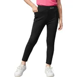 Dívčí funkční legíny SL3657 Velikost: 158, Barva: Černo/zelená