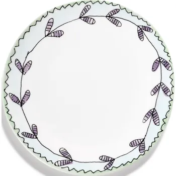 Talíř Serax, Dezertní talíře Midnight Flowers Blossom Milk, 16 cm, 2 ks - Formadore