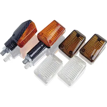 Osvětlení pro motocykl Blinkry PUIG MINI 4042C karbonový vzhled krátké, homologované pro YAMAHA MT-07 700