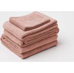 Ručník Linen Touch 100 x 180 cm Starorůžová