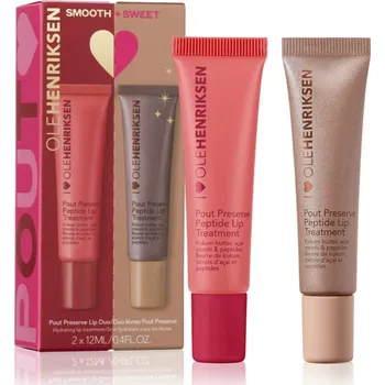 Péče o rty OLEHENRIKSEN Smooth + Sweet OLEHENRIKSEN Pout Preserve Peptide Lip Treatment hydratační lesk na rty 12 ml + OLEHENRIKSEN Pout Preserve Peptide Lip Treatment hydratační lesk na rty 12 ml