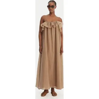 Dámské šaty Eleh Letní šaty SS260198 Béžová Relaxed Fit 46