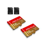 2 balení paměťových karet 16 GB s adaptérem, vysokorychlostní paměťová karta, paměťová karta UHS-I