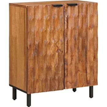 Příborník do zásuvky vidaXL Servírovací skříň Akátová hnědá povrchová úprava [4017902]