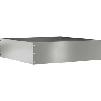 Plotovka vidaXL Okraj trávníku Stříbrná 50 x 50 x 13 cm Pozinkovaná ocel [874726]