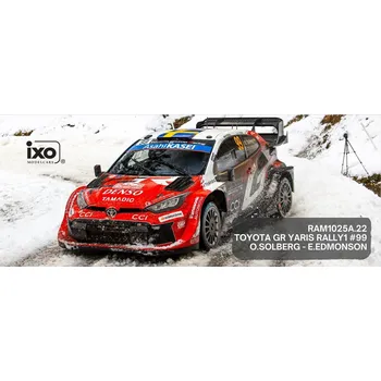 autíčko Toyota GR Yaris Rally1 - Rallye Monte Carlo 2026 #99 Solberg - Edmondson 1:43 IXO