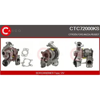 Turbodmychadlo Dmychadlo, plnění CASCO CTC72000KS