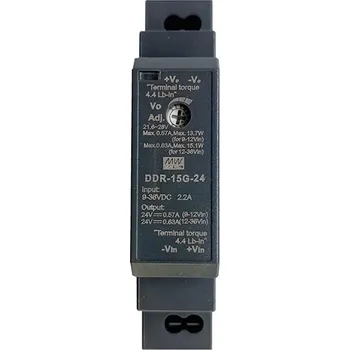 Měnič napětí Mean Well DDR-15G-15 Měnič DC/DC na DIN lištu