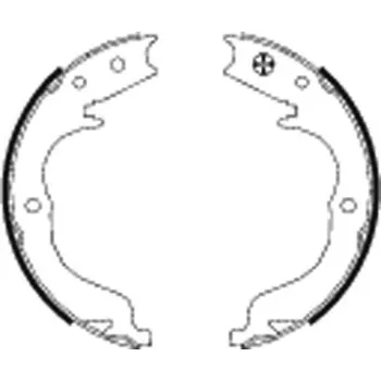 Brzdová čelist Sada brzdových čelistí, parkovací brzda PAGID H1683N