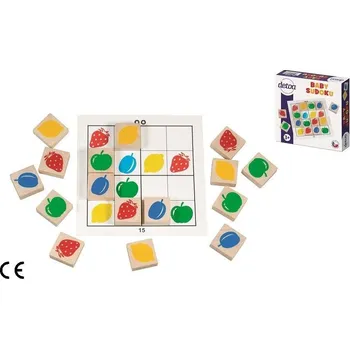 Dřevěná hračka Detoa Baby sudoka