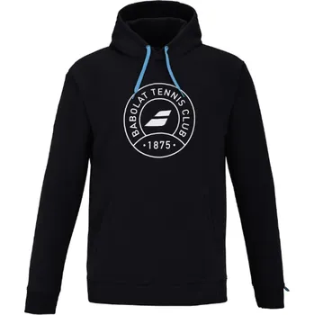 Pánská mikina BABOLAT EXERCISE MEN HOOD SWEAT BLACK / BLACK - XL
