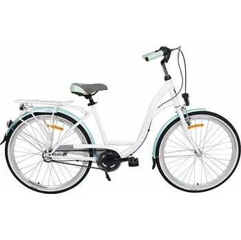 Horské kolo Městské kolo STORM Stockholm 26 3sp. 17 bílá/mořská modrá