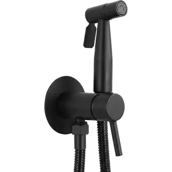 CERANO - Bidetová podomítková baterie Tiziana - černá matná