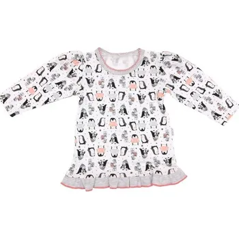 Mamatti Bavlněná halenka Penguin - dlouhý rukáv | Velikost koj. oblečení: 74 (6-9m)