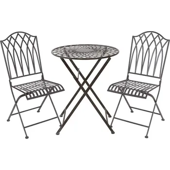 Zahradní sestava Butlers MANDALA GARDEN Zahradní set nábytku pro 2 osoby - tm. hnědá