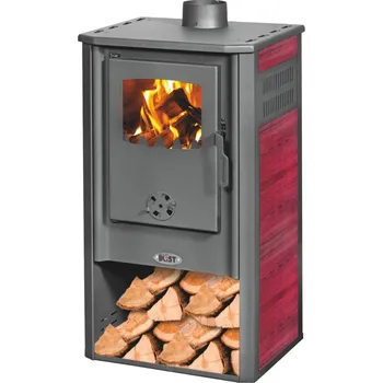 Krbová kamna Krbová kamna Blist ATENE S ceramic - Red + příslušenství