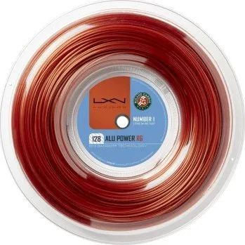 Struna na výplet tenisové rakety Luxilon tenisový výplet Alu Power RG 1,28mm 200m Červená