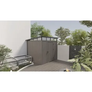 Zahradní stavba Zahradní domek Konsta 7x7 WPC 237x225,6cm světle šedý