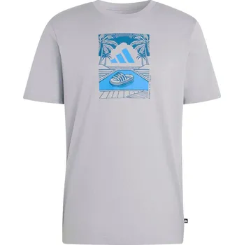 Pánské Tričko s krátkým rukávem ADIDAS M S SLIDE RX T JZ5003 – Šedá S