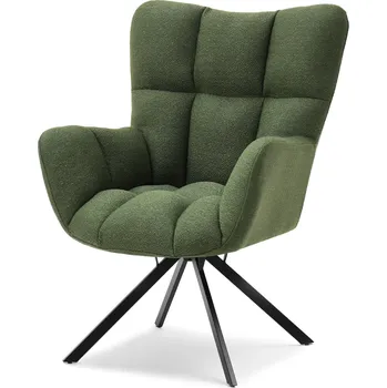 Křeslo Otočné křeslo STEN - zelené / černé