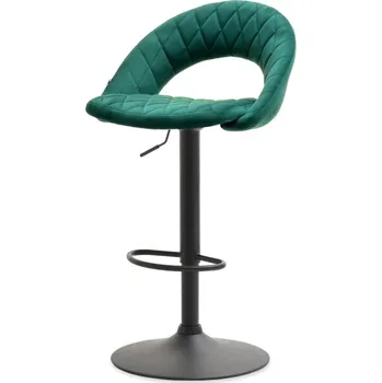 Barová židle Barová židle DEBORAH - zelená / černá