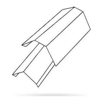 Bramac dvoudílná okapnice k Max 7° / černáá